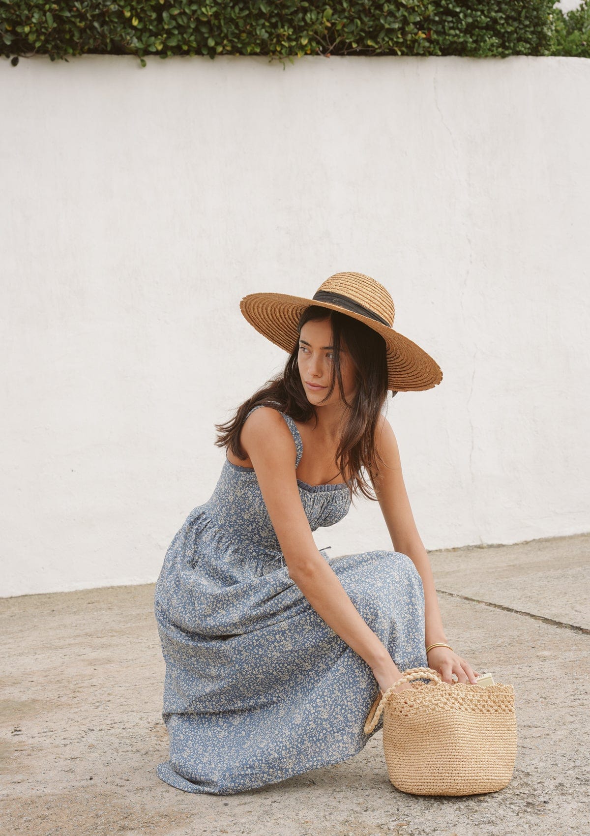 Camille Day Dress | Edelweiss Bleu