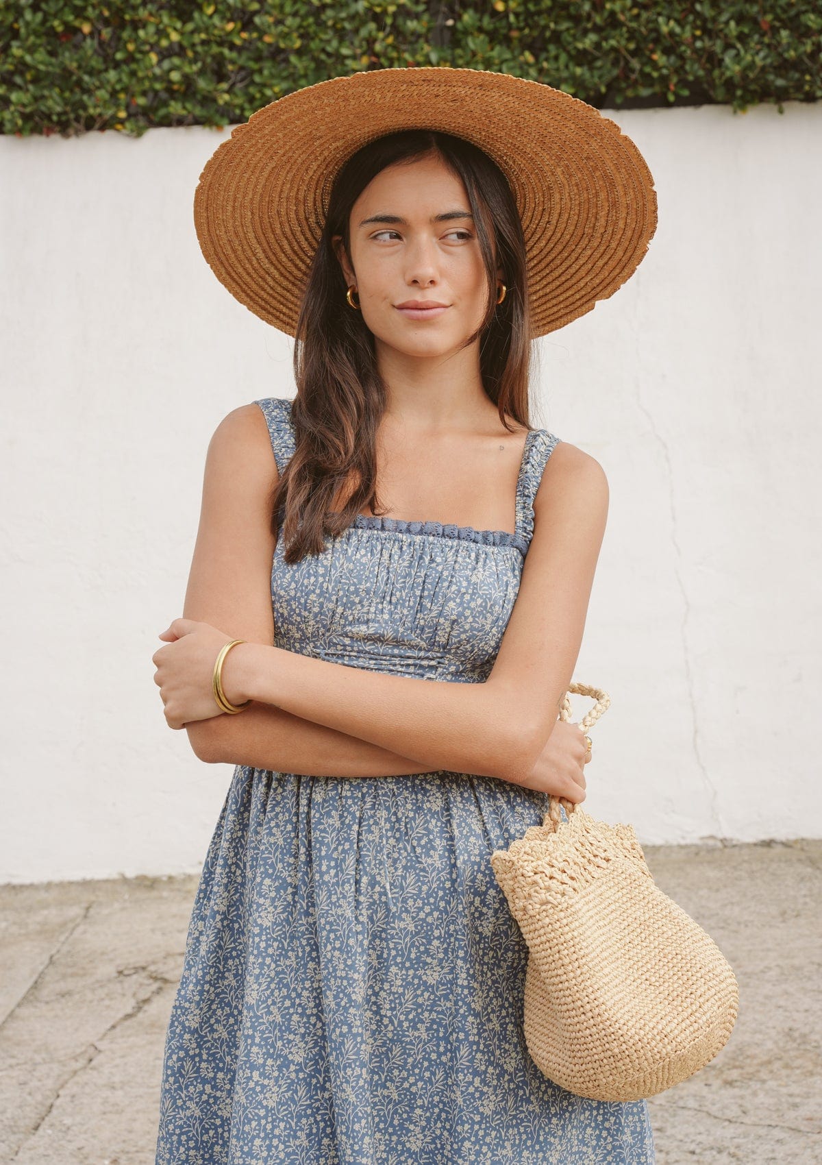 Camille Day Dress | Edelweiss Bleu