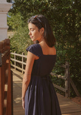 Poet Day Dress | Navy