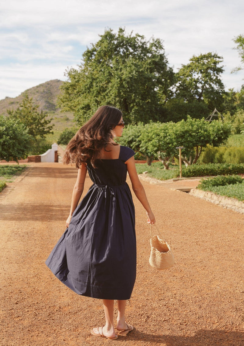 Poet Day Dress | Navy