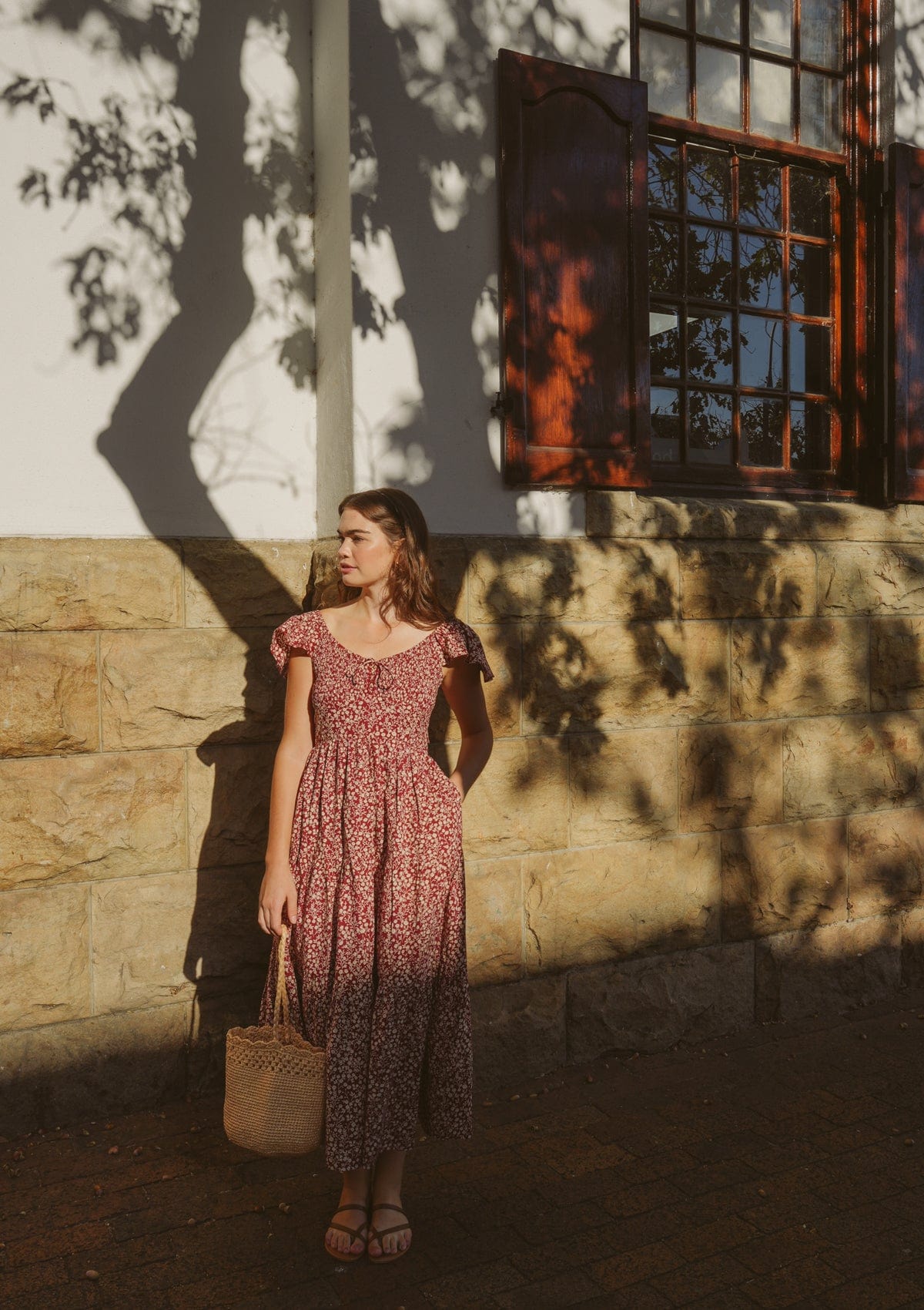 Annie Day Dress | Camellia Garden