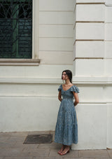 Annie Day Dress | Edelweiss Bleu