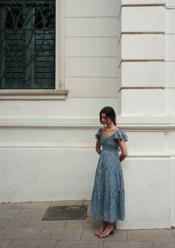 Annie Day Dress | Edelweiss Bleu