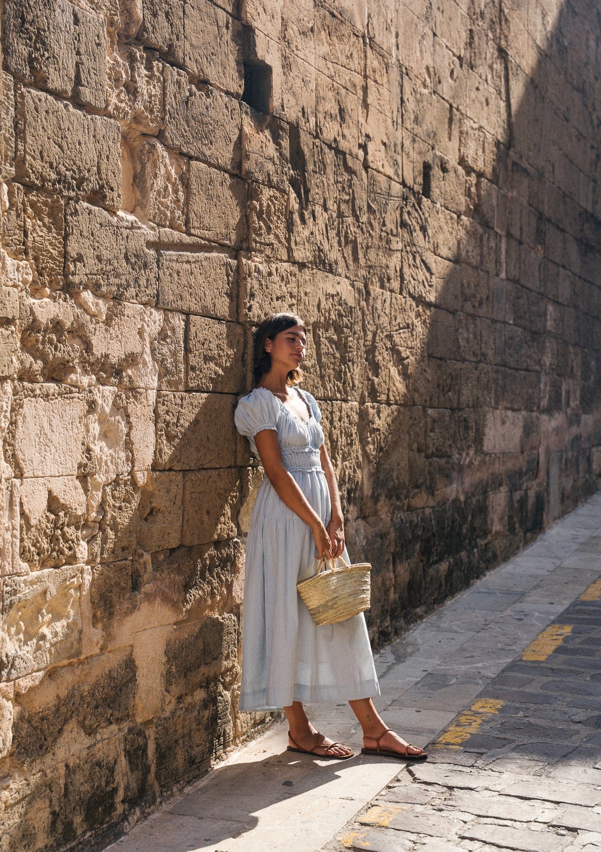 Bennet Day Dress | Petite Gingham Bleu