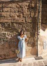 Bennet Day Dress | Petite Gingham Bleu