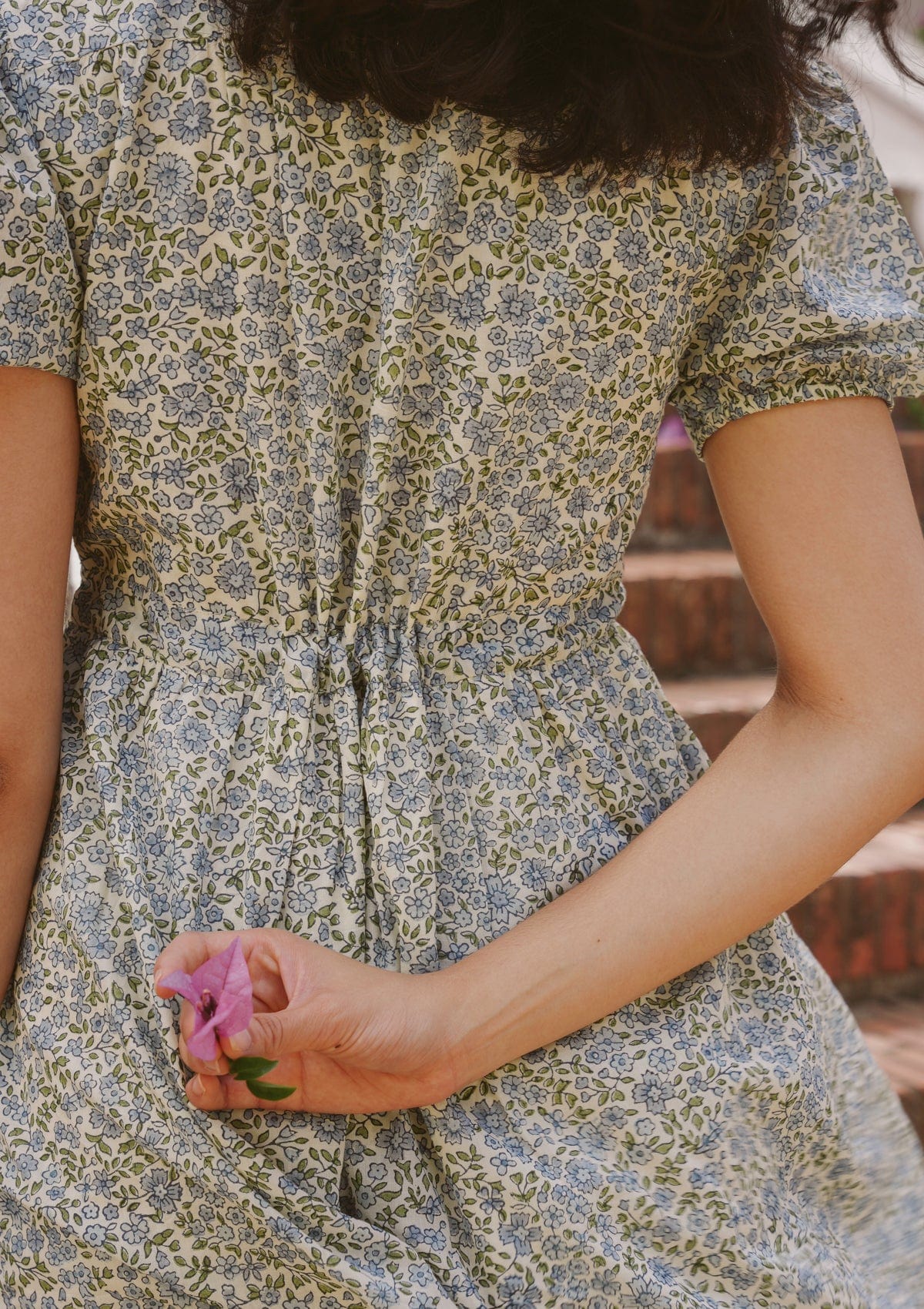 Blake Day Dress | Vintage Posy Bleu