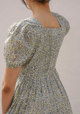 BACKORDER | Clementine Day Dress | Vintage Posy Bleu