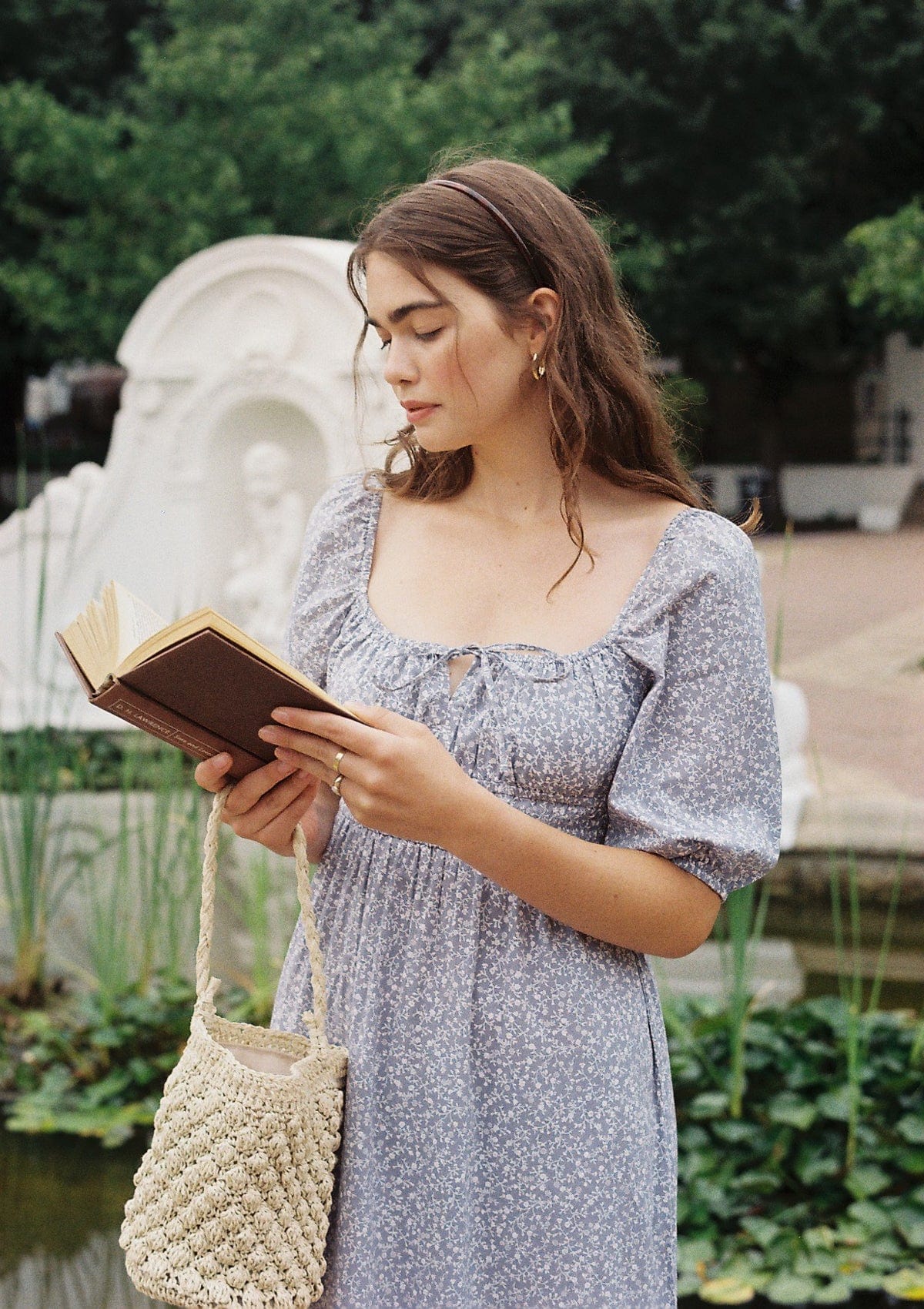 Francine Day Dress | Bleu Iris