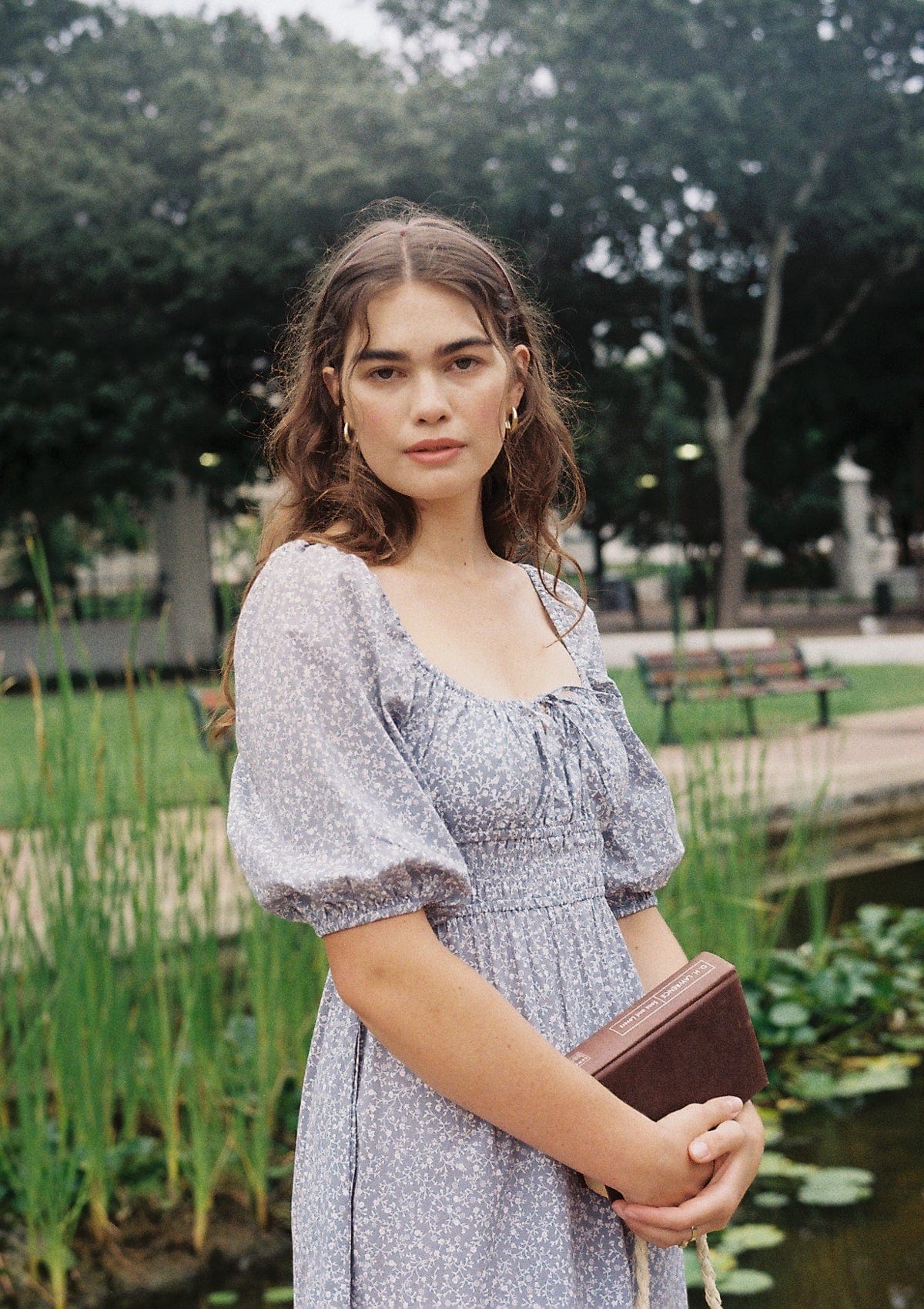 Francine Day Dress | Bleu Iris