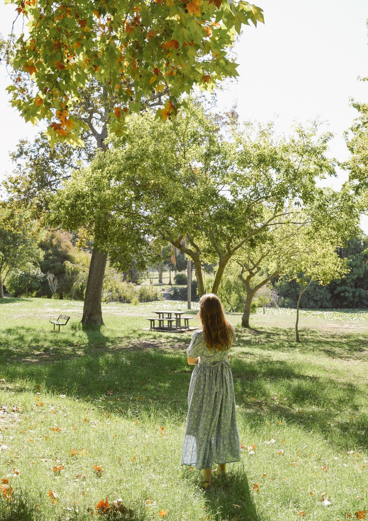 Delphine Day Dress | Elinor Garden Bleu