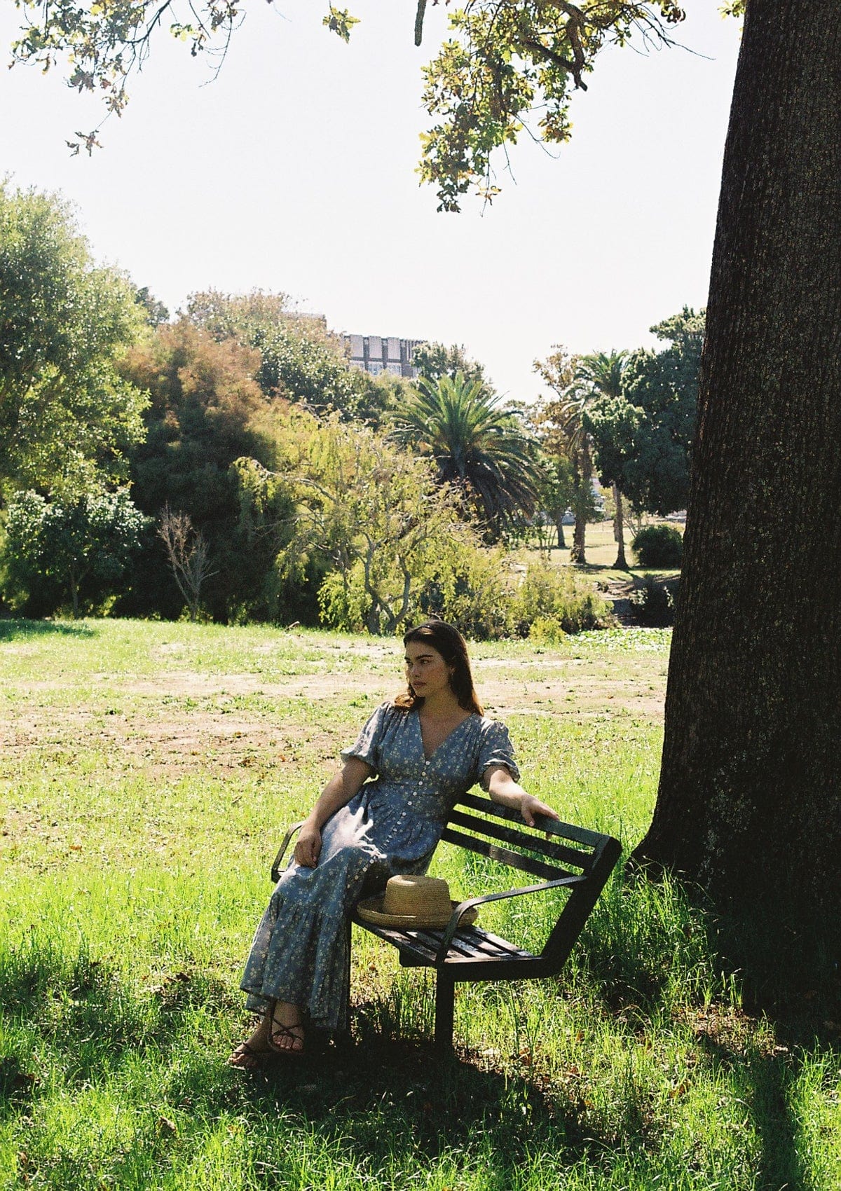 Delphine Day Dress | Elinor Garden Bleu