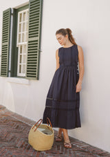 Elsie Day Dress | Navy