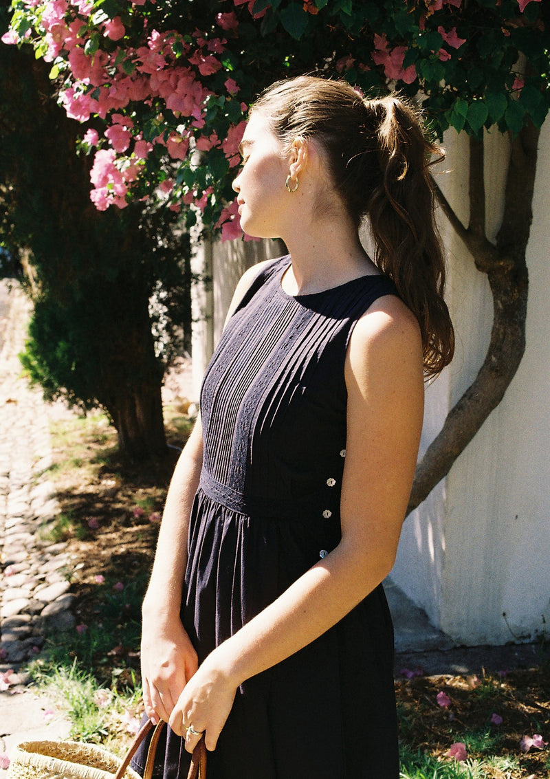 Elsie Day Dress | Navy
