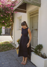 Elsie Day Dress | Navy