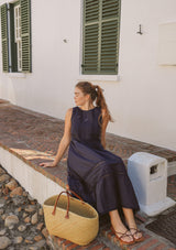 Elsie Day Dress | Navy