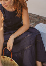 Elsie Day Dress | Navy