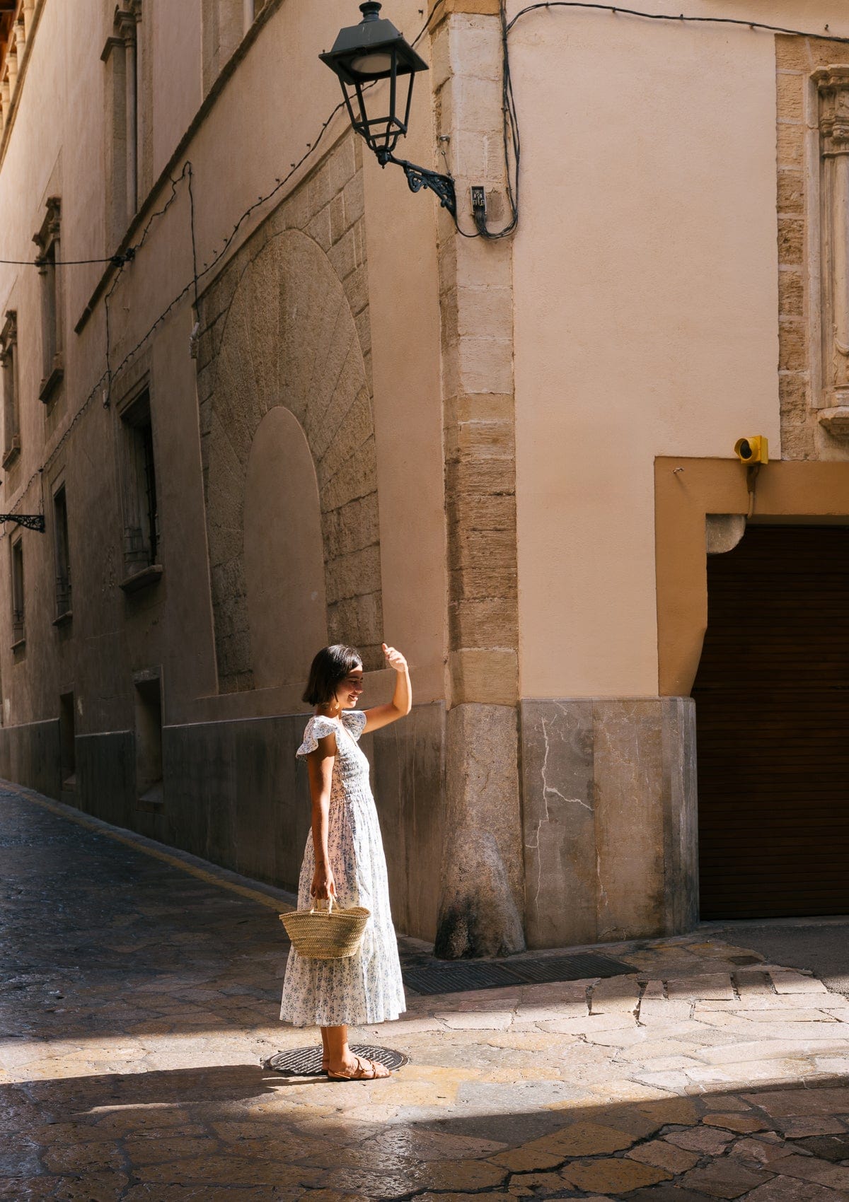 Emilia Day Dress | Elinor Garden Creme