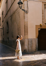 Emilia Day Dress | Elinor Garden Creme