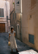 Emilia Day Dress | Elinor Garden Creme