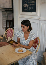 Emilia Day Dress | Elinor Garden Creme