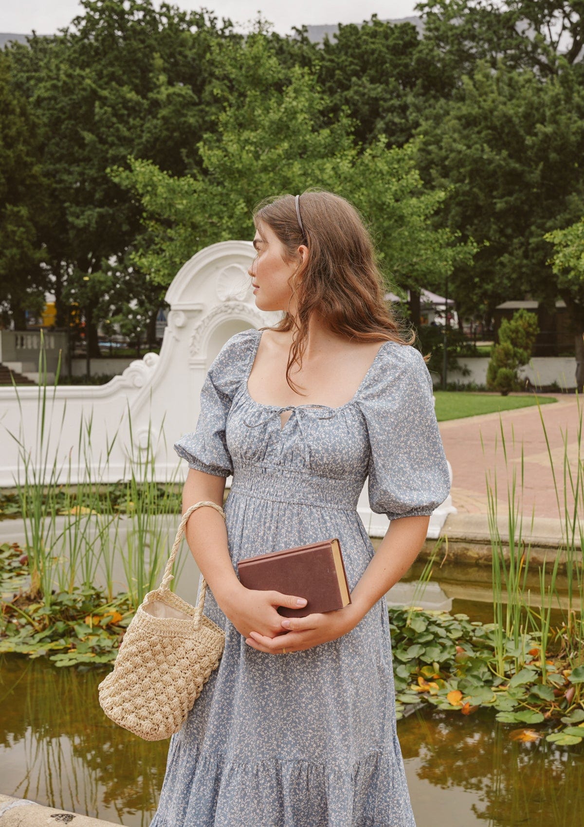 Francine Day Dress | Bleu Iris
