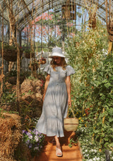 Freya Day Dress | Bleu Iris