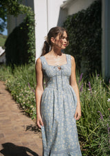 Lucie Day Dress | Elinor Garden Bleu