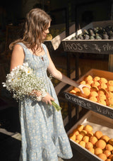 Lucie Day Dress | Elinor Garden Bleu