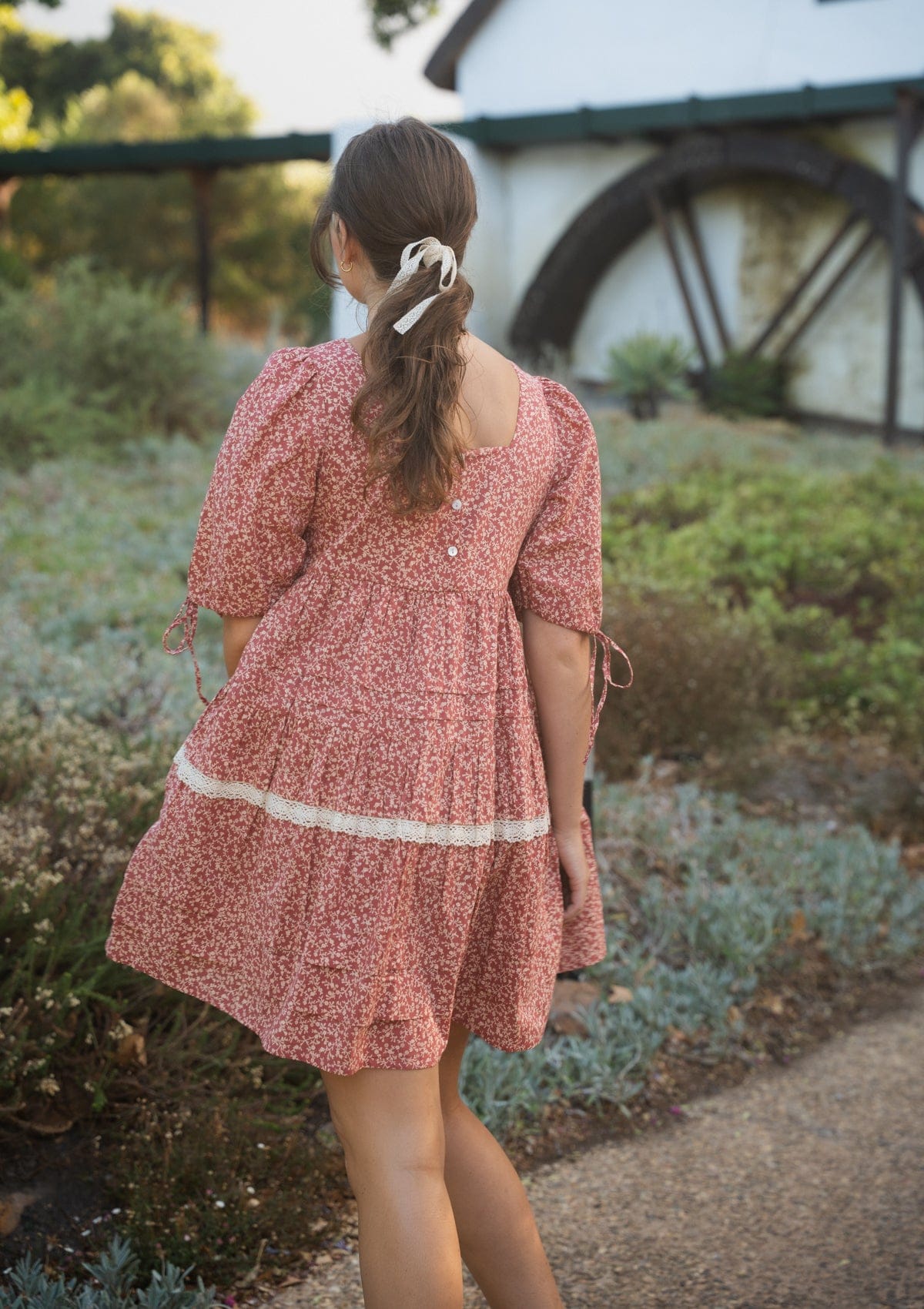 Maisie Day Dress | Rosewood Iris