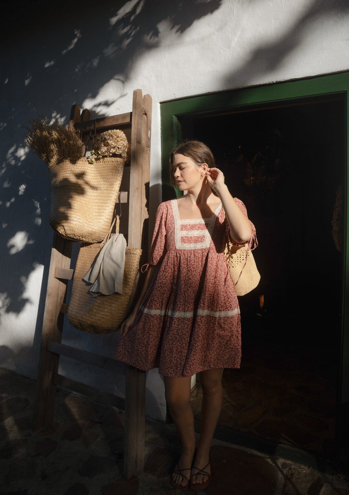 Maisie Day Dress | Rosewood Iris