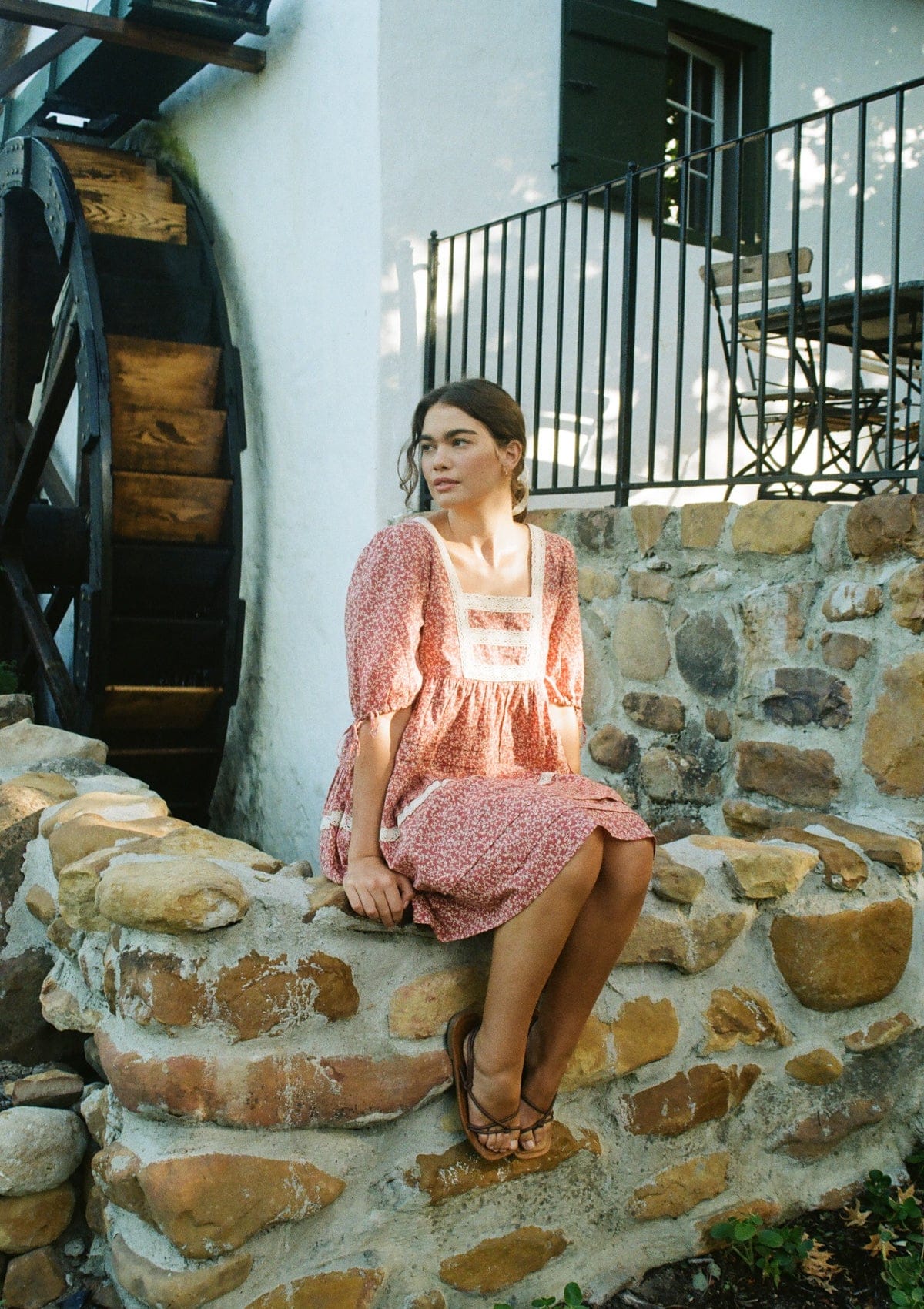 Maisie Day Dress | Rosewood Iris