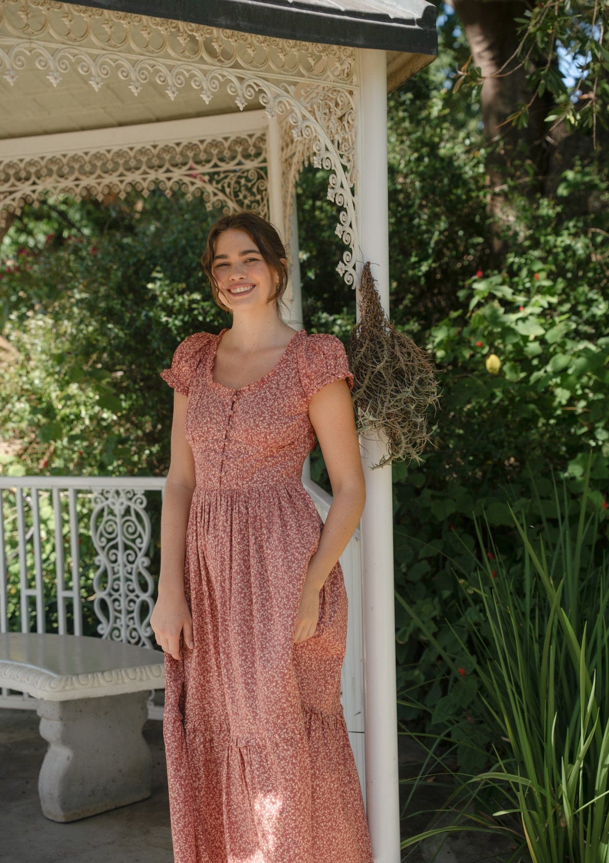 Mallory Day Dress | Rosewood Iris