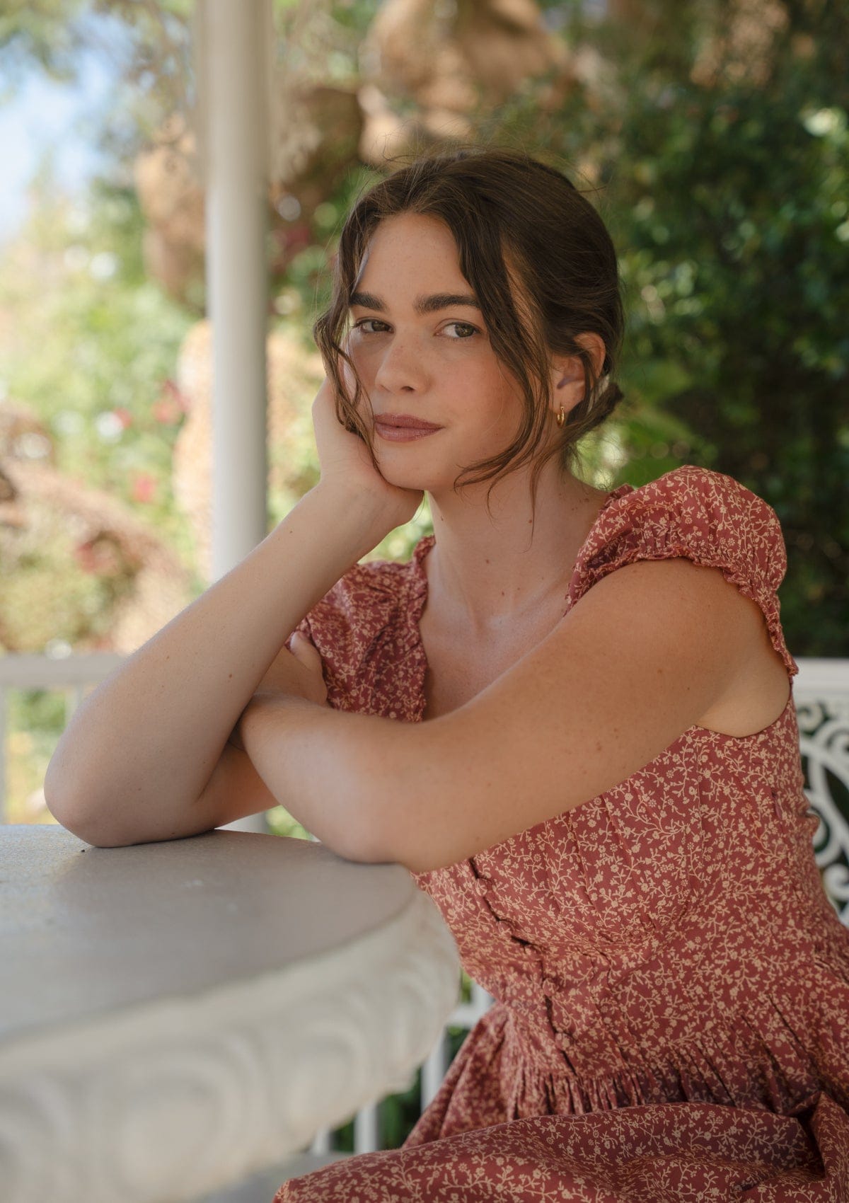 Mallory Day Dress | Rosewood Iris