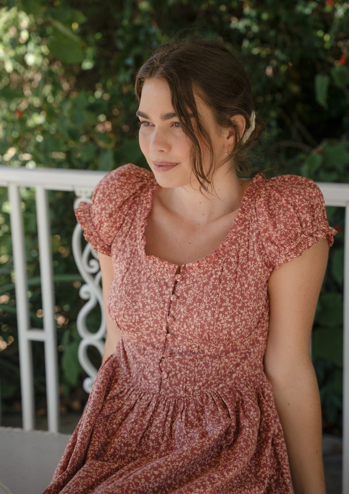 Mallory Day Dress | Rosewood Iris