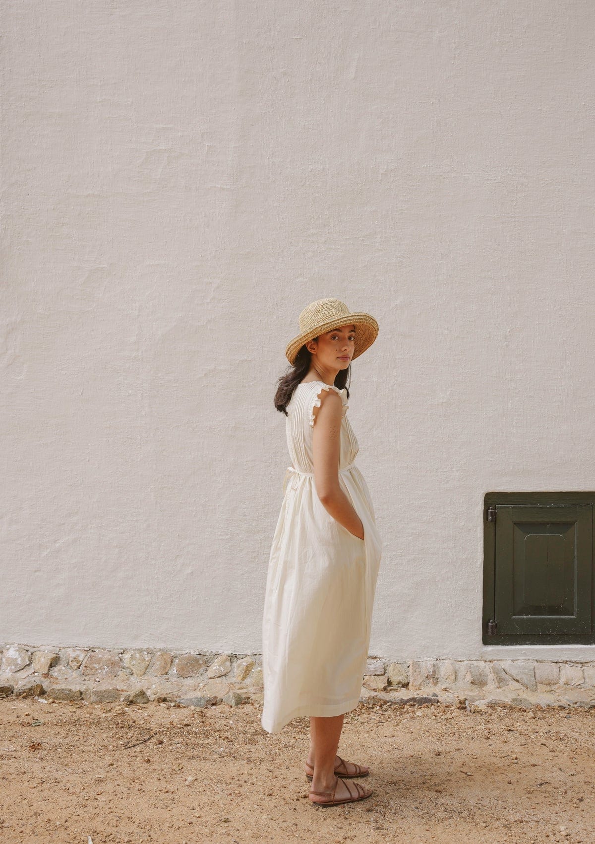 Painter Day Dress | Natural