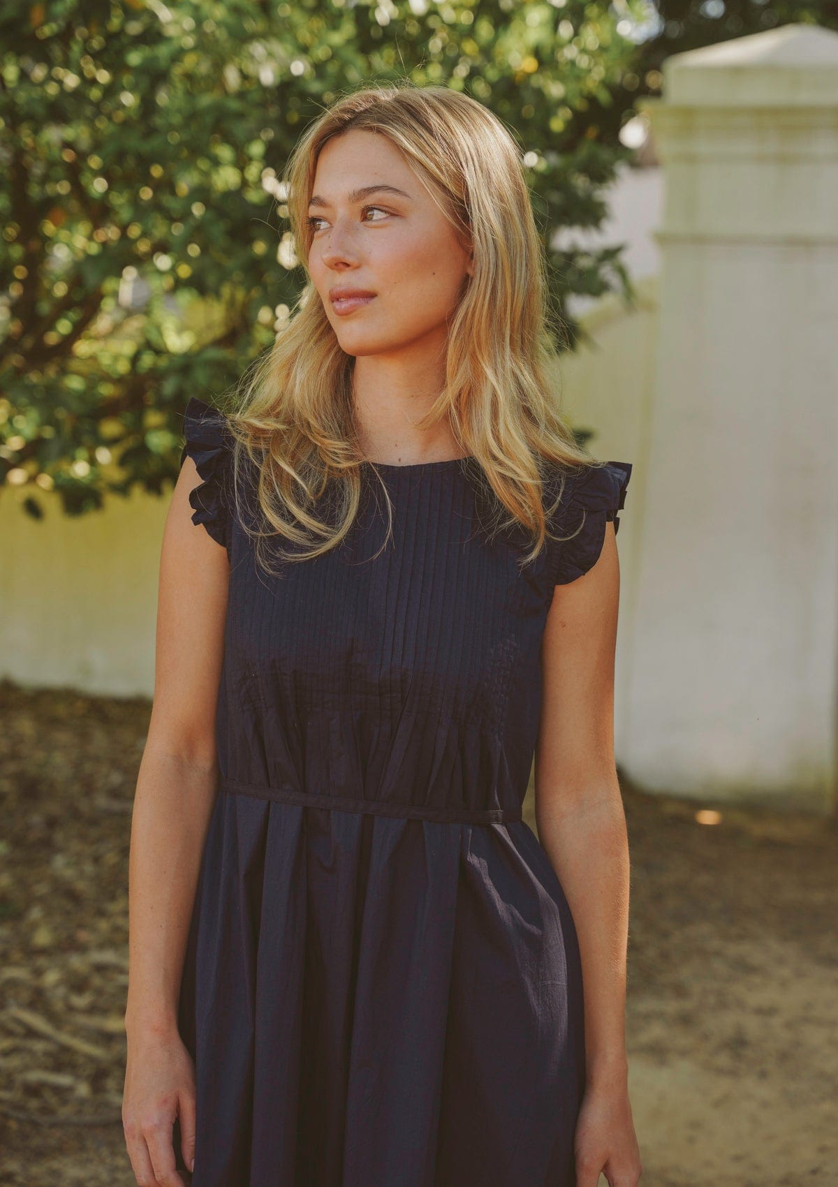 Painter Day Dress | Navy