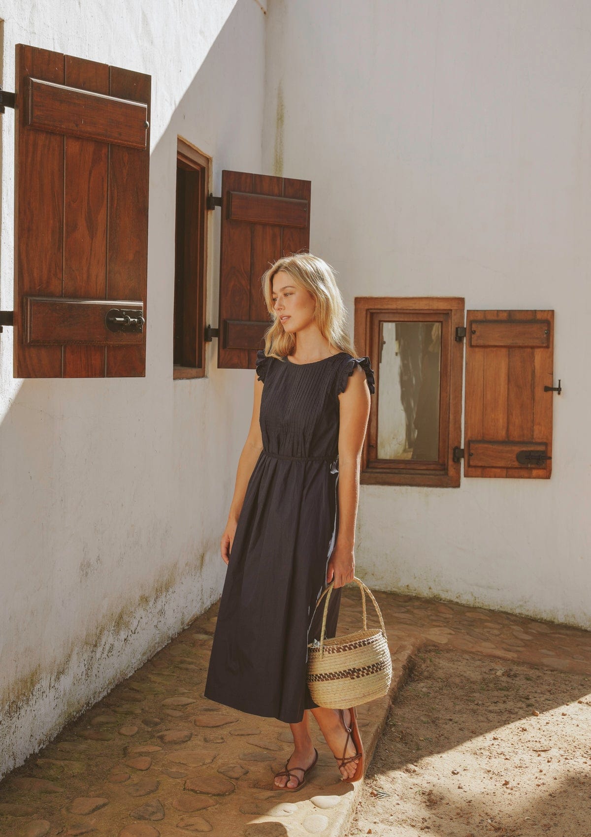 Painter Day Dress | Navy