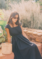 Poet Day Dress | Navy