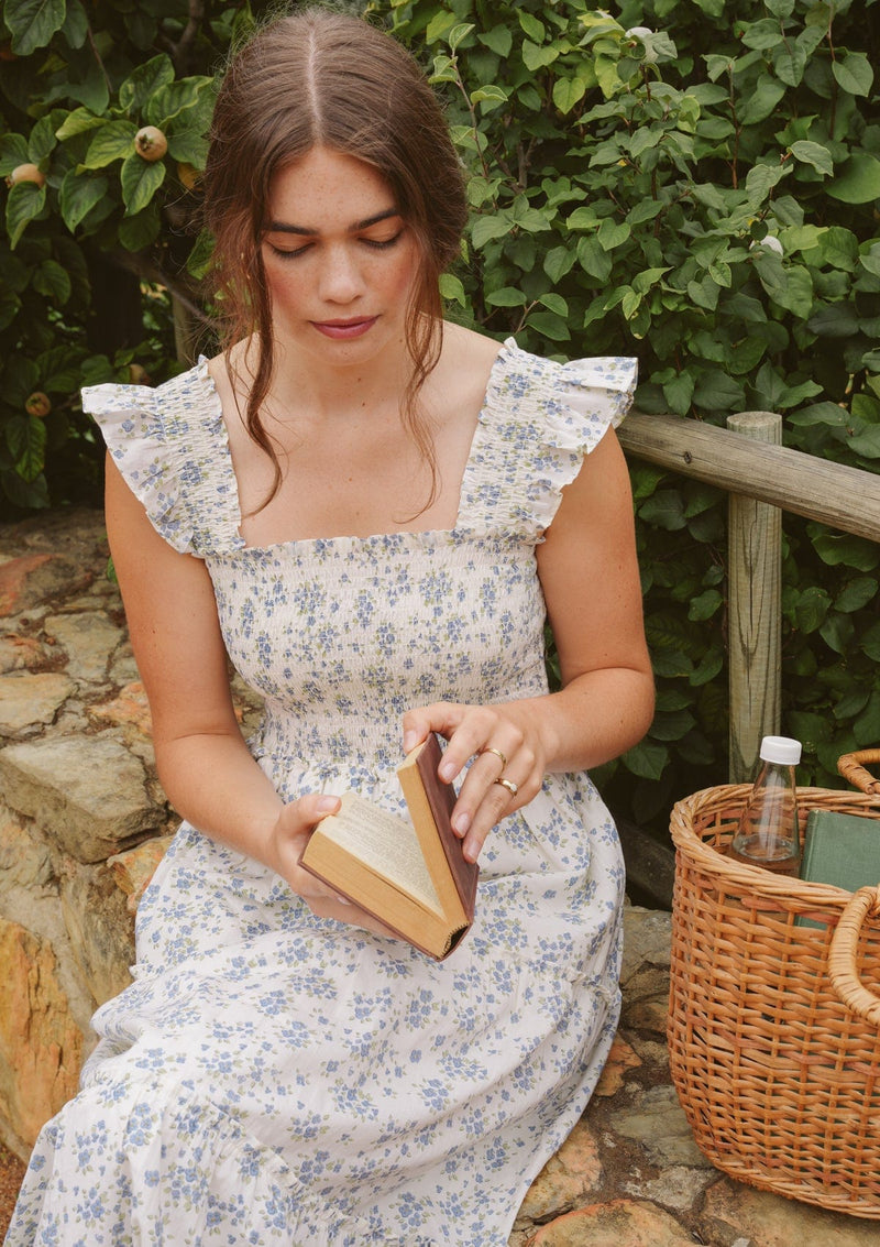 Sienna Day Dress | Elinor Garden Creme