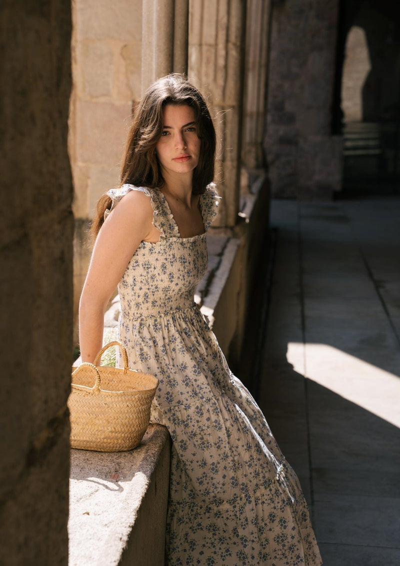 Sienna Day Dress | Elinor Garden Creme