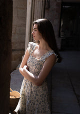Sienna Day Dress | Elinor Garden Creme