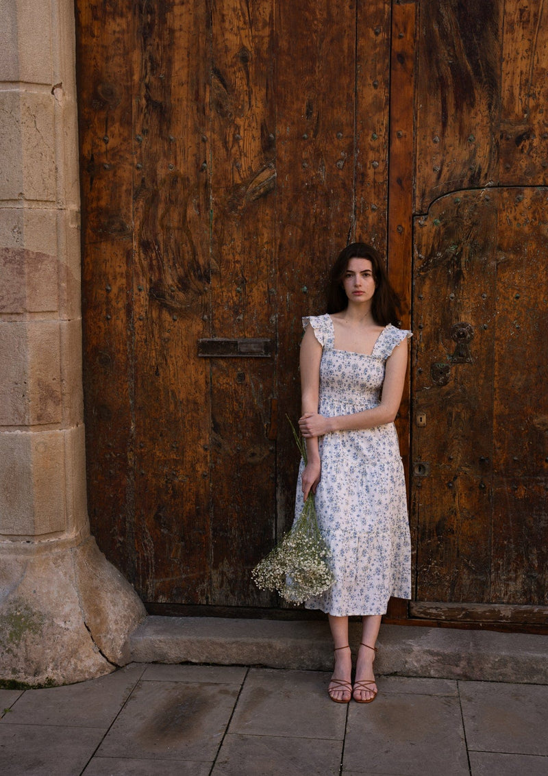 Sienna Day Dress | Elinor Garden Creme