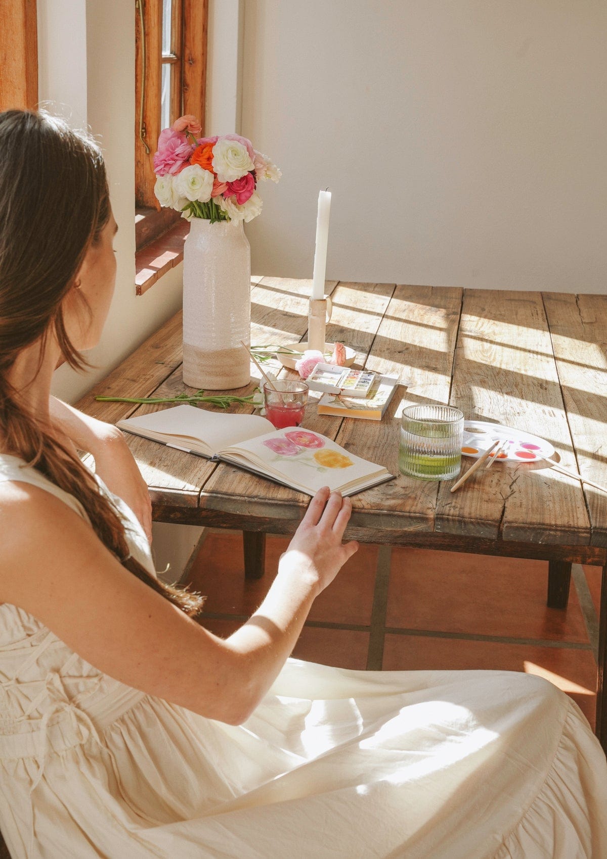 Tilda Day Dress | Natural