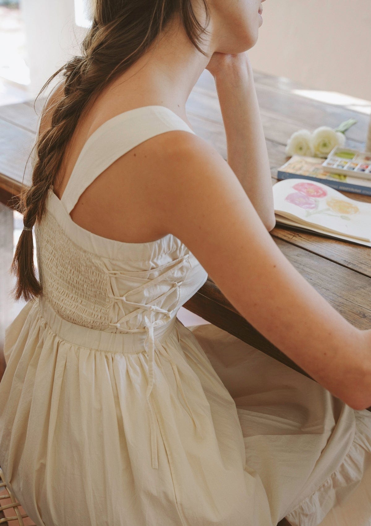 Tilda Day Dress | Natural