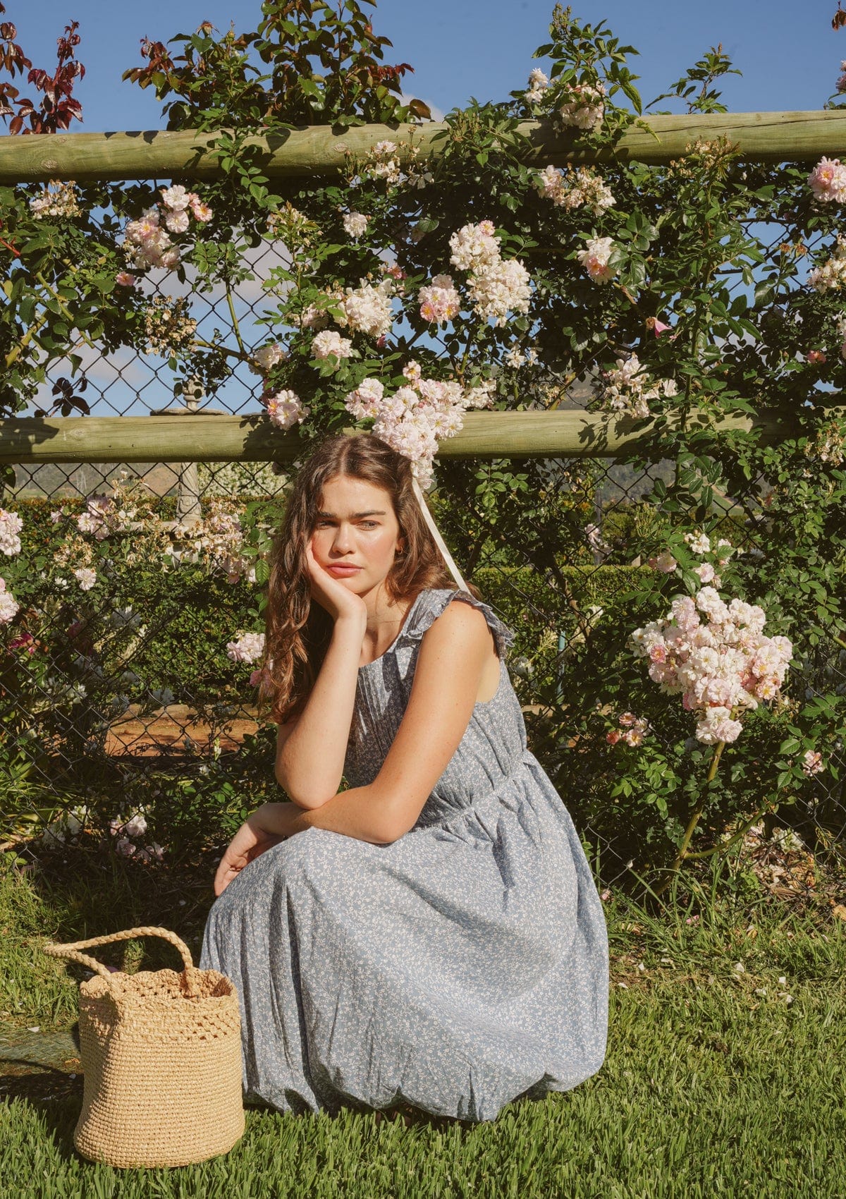 Painter Day Dress | Bleu Iris