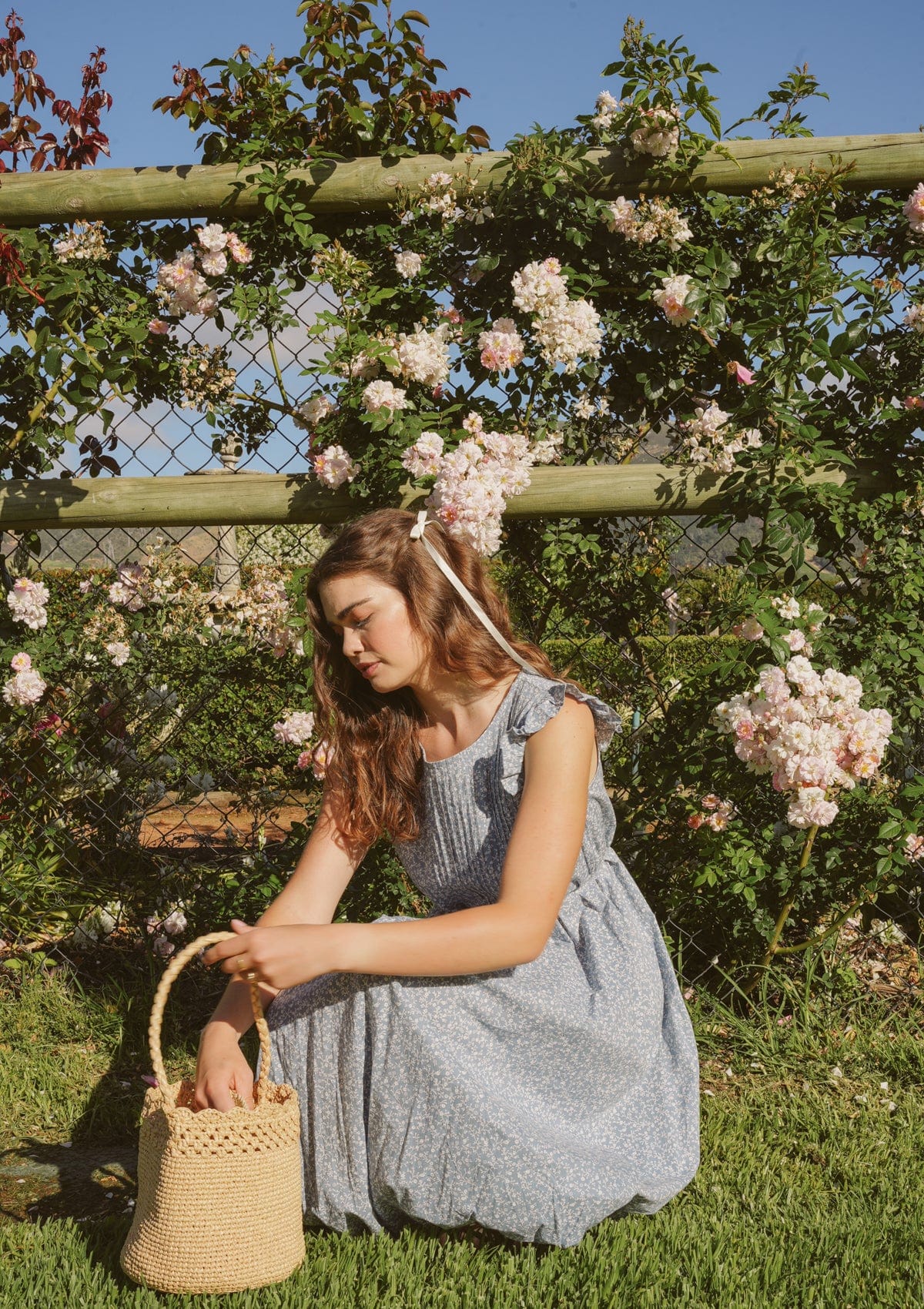Painter Day Dress | Bleu Iris