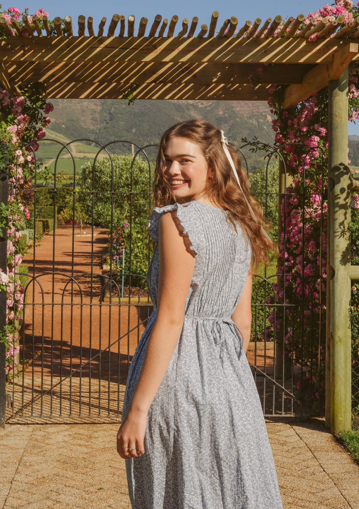 Painter Day Dress | Bleu Iris