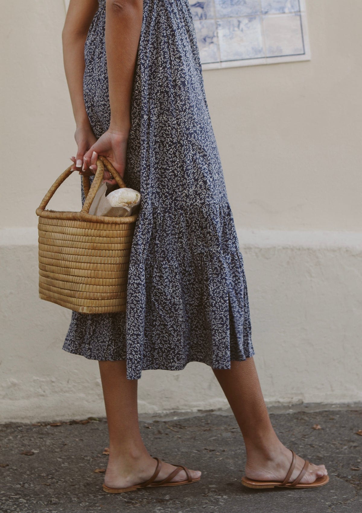 Francine Day Dress | Midnight Meadow