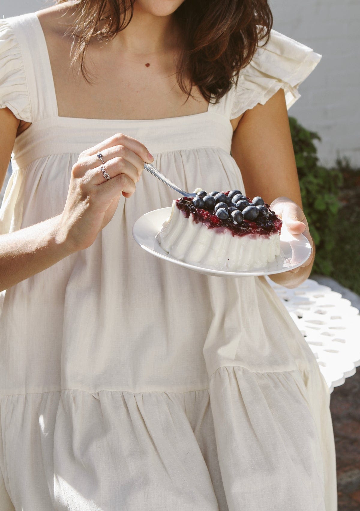 Olivia House Dress | Natural Dobby