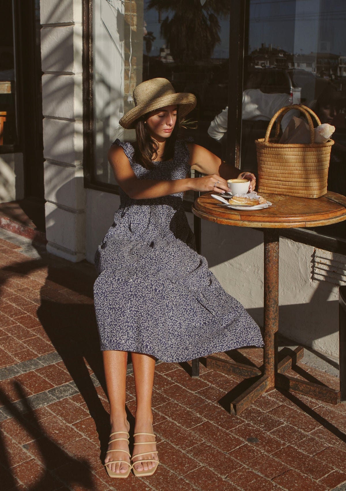Sienna Day Dress | Midnight Meadow